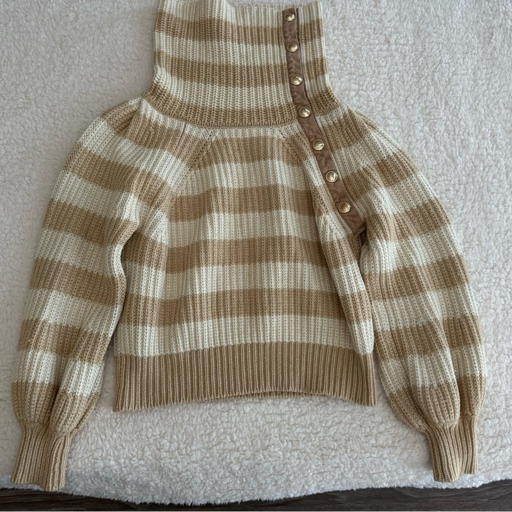 Derek Lam Collective Funnel Neck $290 MSRP Sweater Size Medium